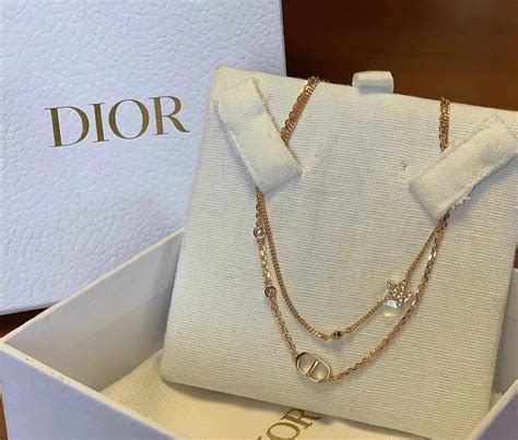 dior cd logo necklace|Dior petit cd double necklace.